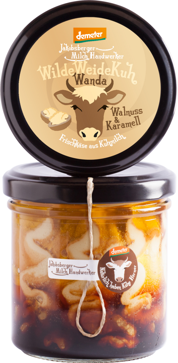 Frischkäse "Wanda" Walnuss & Karamell 140g JMH