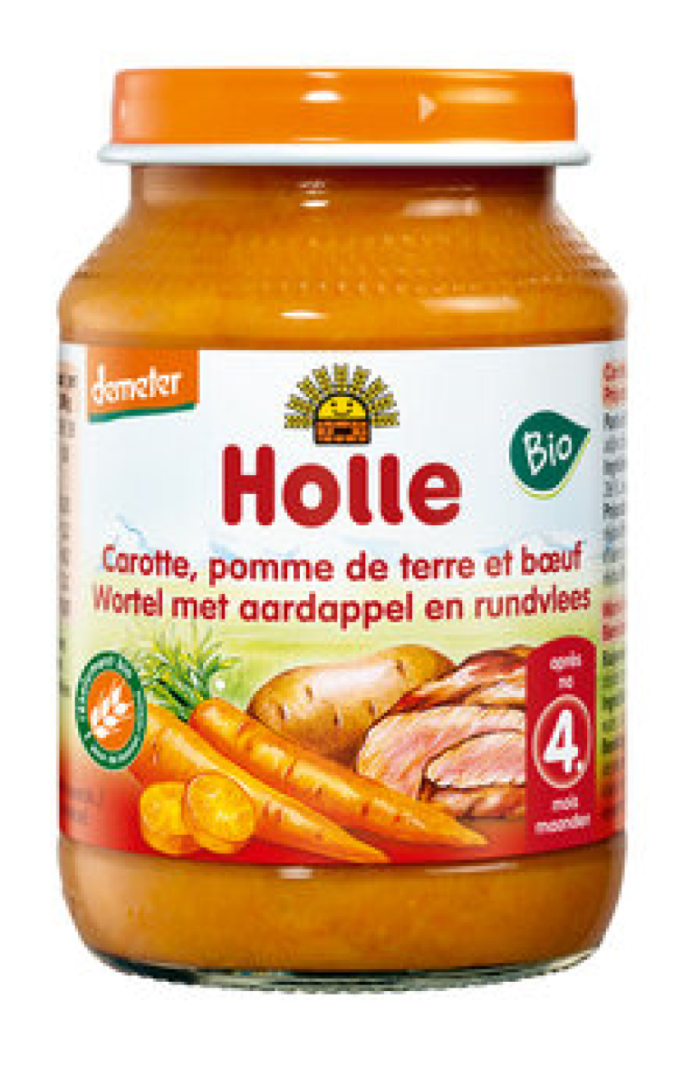 Karotten Kartoffeln Rind 6 x 190g Glas HOL