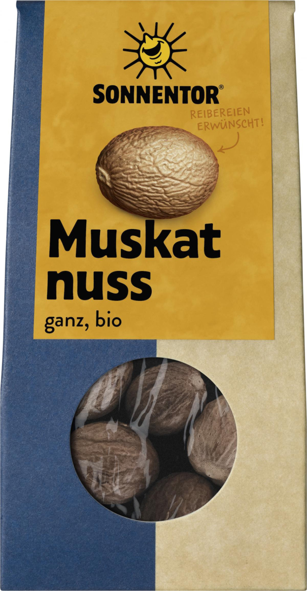 Muskatnüsse teilweise halbiert 25g STN