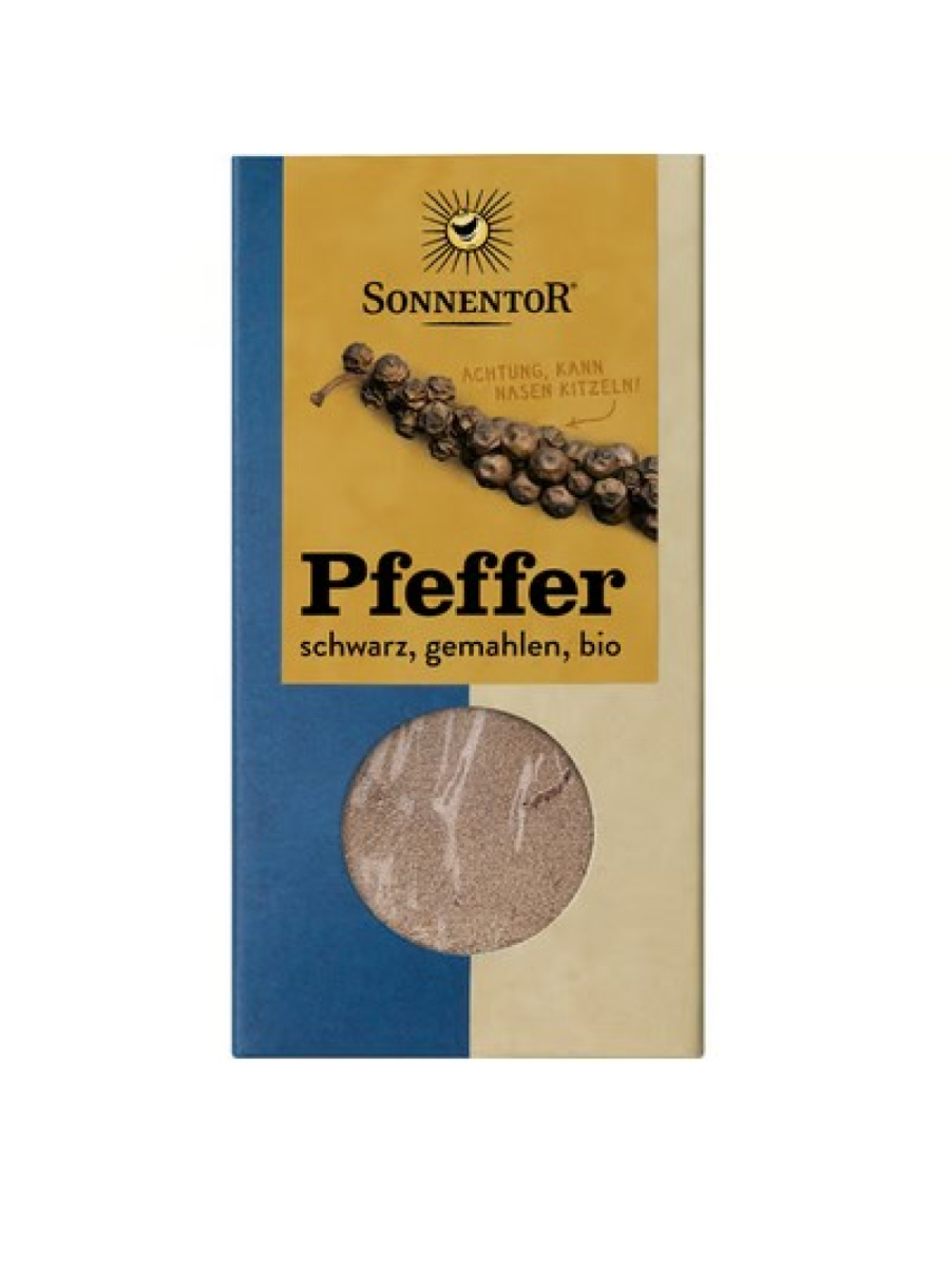 Pfeffer schwarz gemahlen 50g STN