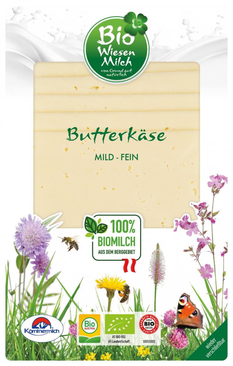 Butterkäse in Scheiben 100g BWI