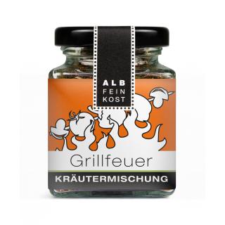 Kräutermischung Grillfeuer 20g Glas AFK