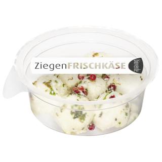 Ziegenfrischkäse Kugeln mit Kräuter