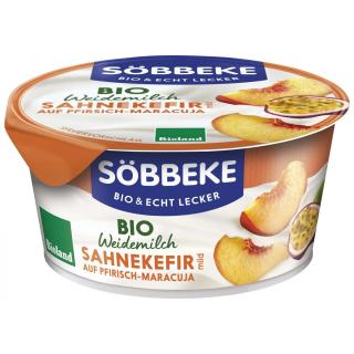 Sahnekefir auf Pfirsich-Maracuja - Weidemilch 150g SÖB
