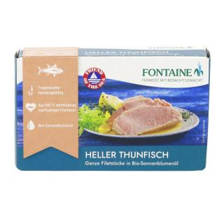 Thunfisch hell in Sonnenblumenöl 120g FON
