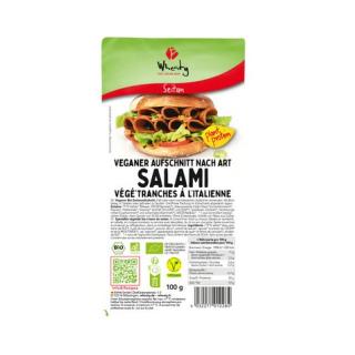 Wheaty Veganer Aufschnitt Salami Art 100g WHE
