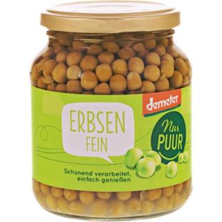 Erbsen fein im Glas 350g NPU