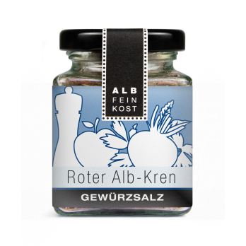 Gewürzsalz Roter Albkren 80g Glas AFK