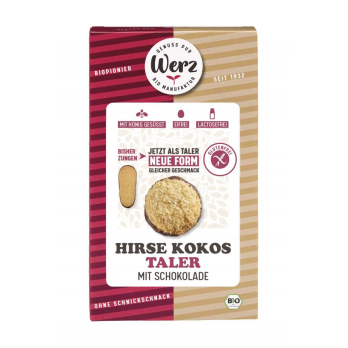Hirse-Kokos-Taler 150g WER
