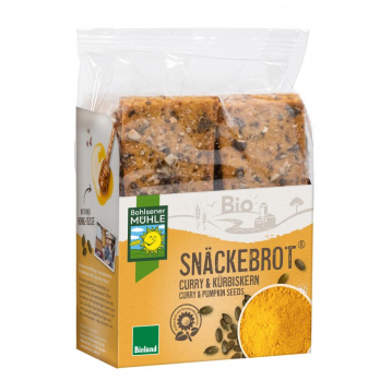 Snäckebrot Curry-Kürbis 200g BOL