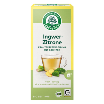 Grüntee Ingwer Zitrone 20 Btl. (40g) LEB