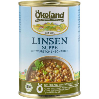 Linsensuppe mit Würstchen 400g ÖKL