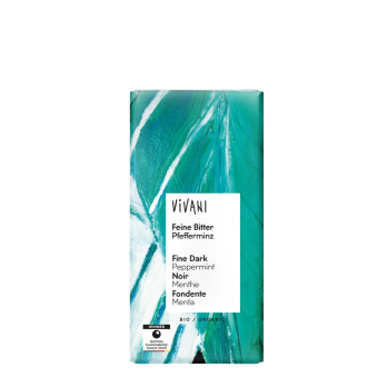 Feine Bitter Pfefferminzschokolade 100g VIV
