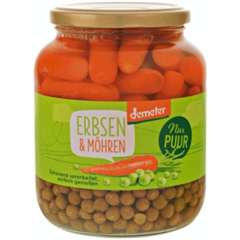 Erbsen & Möhren im Glas 680g NPU