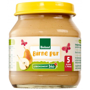 Birne pur 6 x 125g Glas LWB